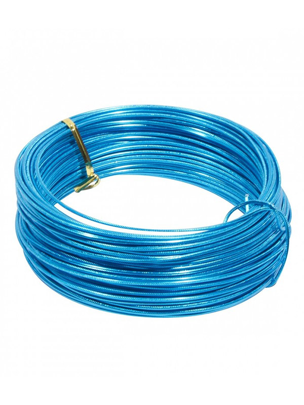 Round Aluminium Wire Blue