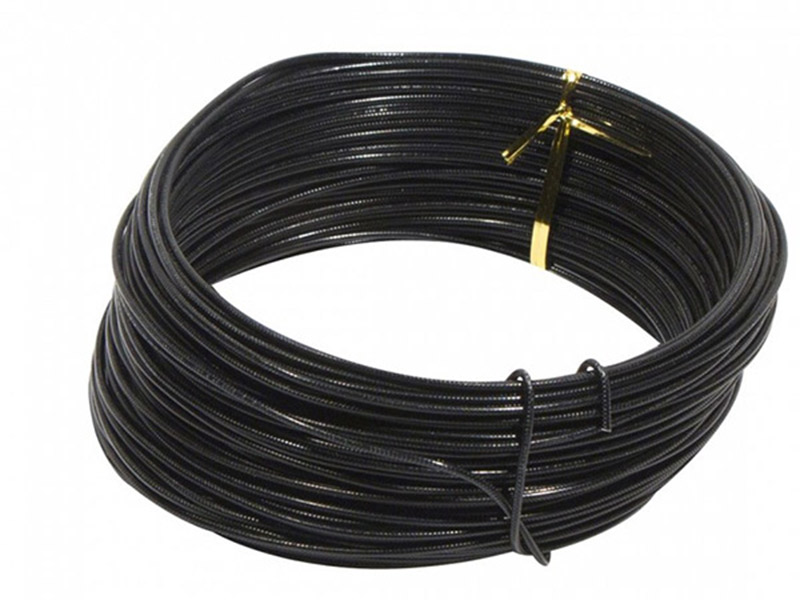 Round Aluminium Wire Black